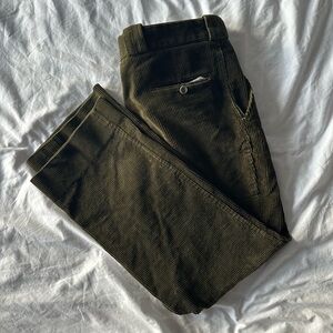 Barbour Olive Green Corduroy in W38